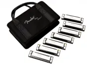 FENDER Blues DeVille Harmonica, Pack of 7, with Case Губная гармоника (комплект из 7 шт.)