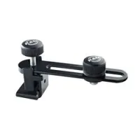 K&M 24035  держатель для микрофона с креплением на обод бас барабана, чёрный