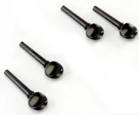 Viola peg Acura AP-E1B451 - Grade A ebony Swiss viola peg with a Parisian eye, per price