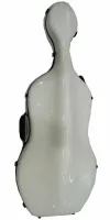 Cello case Artemis DCC-3-2W - Rigid 4/4 cello case with carbon fiber body, weight 3.3 kg only. White color