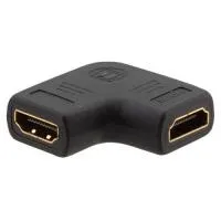 Переходник kramer ad-hf/hf/ra-flat hdmi розетка на hdmi розетку (плоский угловой)