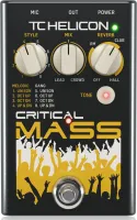 TC Helicon CRITICAL MASS педаль эффектов октавер с несколькими пресетами, работа от батареи