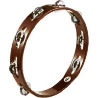 Meinl ta1ab  тамбурин деревянный 10" traditional, однорядный, джинглы стальные
