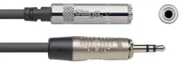 STAGG NAC3MPSMJSR - аудио шнур, 3 метра, mini stereo jack (F) - mini stereo jack (M)