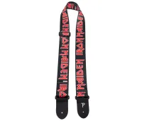 Perri's LPCP-1380 - Ремень для гитары, Серия: Licensed Straps, Материал: полиэстер, Рисунок: лого Iron Maiden, Ширина ремня: 5 см, Длина: 99 - 147 см