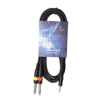 HardCord AJC-30 аудио кабель mini джек стерео-2 Jack mono 3m