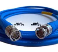 12G SDI BNC-BNC (mob) (blue) 3 метра мобильный/сценический кабель (синий) GS-PRO