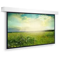 Экран встраиваемый с электроприводом Projecta Descender Large 199" 16:9, область просмотра 440x248 см. общая ширина 450см. Matte White дроп 5см