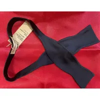 Галстук-бабочка Mr.&Mrs.Bowtie шёлк 90 г, чёрный натуральный, самовяз