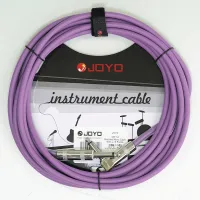JOYO CM-12 Cable Purple инструментальный кабель, 4,5 м, TS-угловой TS 6,3 мм