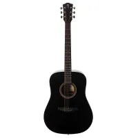ROCKDALE Aurora D5 BKGLB Акустическая гитара дредноут, цвет черный, глянцевое покрытие