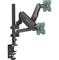 Onkron G140-B - Кронштейн для двух мониторов 13"-32" настольный, чёрный