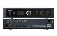GONSIN TL-Z4 Центральный блок для конференц-системы. Подключение до 40 консолей. Подавитель обратной акустической связи. Функция записи. Эквалайзер. RS-232, RS-485. Видеоматрица 4х1+1. 2U/19".