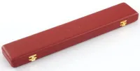 Case for 4 batons Takt TB-HCLY4 - Genuine leather hard case for 4 conductor's batons, Burgundy red