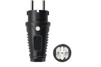 PCE Вилка кабельная 16A/250V/2P+E/IP54 корпус черный, маркер черный 0511-ss