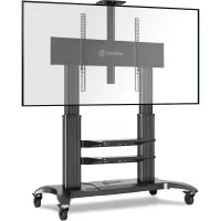 Onkron TS2811-B - Стойка для дисплея с кронштейном 60"-100", мобильная, чёрная