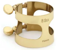Baritone saxophone ligature Rigotti LSBV - Лакированная лигатура для баритон-саксофона