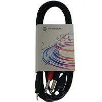 True magic TLC1172/1,5м Кабель инсертный Mini Jack stereo - 2x1/4 Jack mono, 1.5м, сплиттер