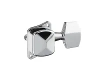 AL-015L Левый одиночный колок, хром, Alice