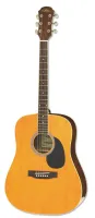 ARIA AWN-15 OR - Гитара акустическая, верхняя дека: ель, задняя дека и обечайка: американская липа, гриф: катальпа, накладка: палисандр, бридж: палисандр. Цвет - оранжевый
