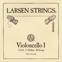 Cello E0 string Larsen Original L5509 - Aluminum wound steel cello E0 string, medium tension