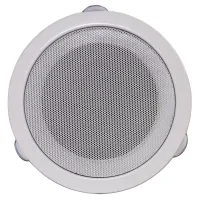 DSSCS-334 Потолочный громкоговоритель, излучатель 4", мощность 1,5/3/6 Вт 100 В, част. диапазон 100–13000 Гц, SPL 91 дБ, корпус металлический, 180(D)х60 мм, вес 0,69 кг, DSS