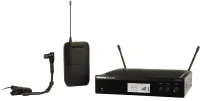 Shure blx14re/b98 m17 662-686 mhz радиосистема shure серии blx с микрофоном beta 98 для духовых инструментов. кронштейны для крепления в рэк