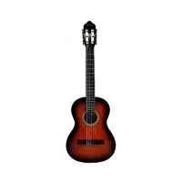 Valencia VC263CSB Гитара классическая 3/4, верхняя дека: ель, нижняя дека и обечайка: нато, гриф: жабон, накладка грифа и нижний порожек: махагон, колки: золотистые с черной головкой, цвет Classic Sunburst