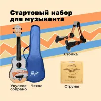 FLIGHT TUS-25 BUS PACK - Укулеле комплект
