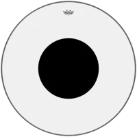 Пластик для большого барабана Remo Controlled Sound Clear Top Black Dot CS-1332-10