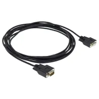 Qtex TC-D9P/D9S-15- Кабель с разъемами DB9 (вилка-розетка), прямая распайка