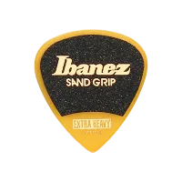 Ibanez PA16XSG-YE Flat Pick (50pcs/set) Sand Grip Model набор медиаторов, 50 шт.