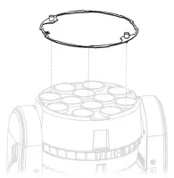 ROBE Diffuser 40 Фрост-фильтр для Robin 100 LEDBeam, увеличивает угла луча до 40 градусов