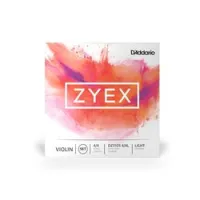 D'addario dz313s 4/4m  отдельная струна d для скрипки 4/4 zyex, посеребренная, medium tension