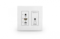 Wyrestorm nhd-500-iw-tx, настенный передатчик hdmi и usb-c 4k60 uhd (60 гц 4:4:4), avoip (1 гбит/с)