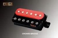 Tesla CROW80/BK/BR  - звукосниматель для электрогитары, хамбакер, Алнико 5/Керамика, 17 кОм, Чёрный