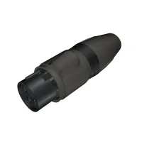 Seetronic SCWF3-B-67 Разъем Сannon кабельный 1шт., мама 3-х контактный, покрытие контактов: золото. цвет: черный,