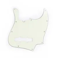 MX1302IV Защитная накладка бас-гитары Jazz Bass Modern Style, 3 слоя, слоновая кость, Musiclily
