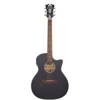 D'angelico premier gramercy cs matte blacktop  электроакустическая гитара, цвет черный матовый