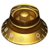 Hosco h-kg-160i  ручка потенциометра les paul (дюймовый размер), конус, gold