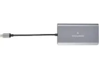 Kramer [kdock-3] переходник usb 3.1 тип c вилка на hdmi розетку, displayport розетку, ethernet розетку, разъемы для карт sd, 2хusb 3.0 розетку и розетку usb 3.1 type-c для зарядки мобильных устройств