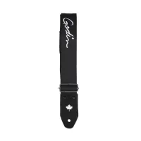 049042 Godin Denim Black/White Ремень для гитары, черный, Godin