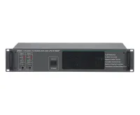 JEDIA JPA-2240DPT 2-х канальный усилитель мощности 2х240 Вт\100В с приоритетным входом, встроенным лимитером, многоступенчатой защитой, индикатором неисправности, блоком контроля линий