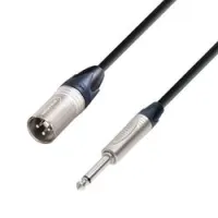 Adam Hall K5 MMP 0500  микрофонный кабель XLR(M)-6,3 Jack mono, Neutrik, 5м