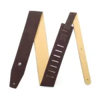 Dunlop bmfs02 bmf suede mahogany  ремень для гитары, коричневый, замша, ширина 2.5"