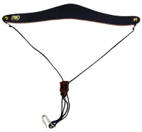 Tenor saxophone strap with hook Ishimori Series I - Tenor saxophone strap with leather collar and steel hook