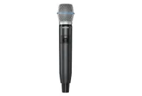 Shure glxd2/b87a=-z2. цифровой ручной передатчик shure glxd2 с суперкардиоидным капсюлем beta 87a