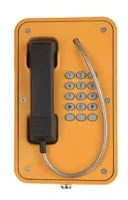 JR103-FK-Y-GSM, всепогодный вандалозащищенный телефон, полная клавиатура, без крышки, желтый
