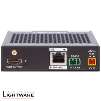Lightware hdmi-tpn-rx107, sdvoe приемник hdmi 2.0 (4k60 4:4:4) до 100м, hdcp 2.3, rs-232, ir, 2xlan