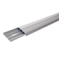 Kondator 429-2500- Алюминиевый напольный кабель-канал, 2500 мм, серый